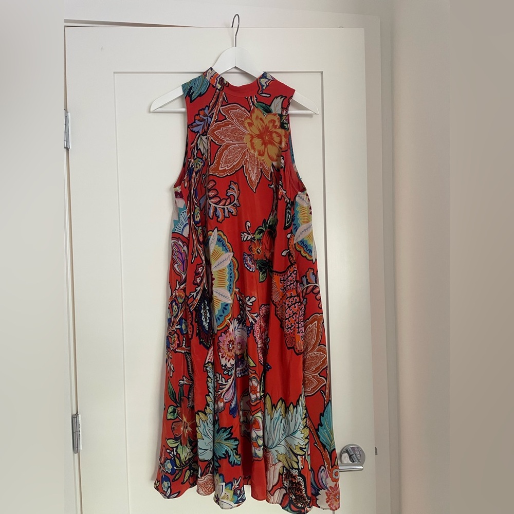 Anthropologie Floral Midi Dress